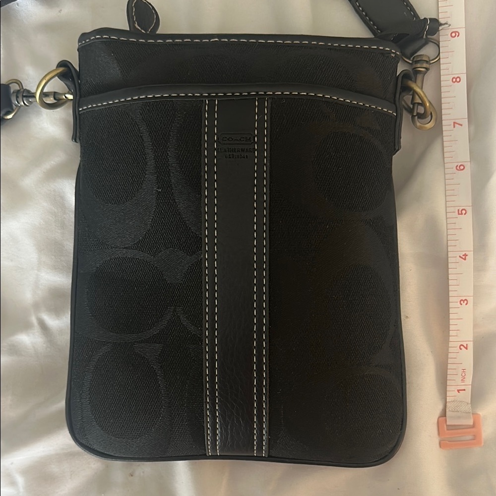 Vintage Coach Black Crossbody Bag